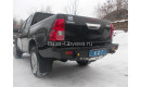 Бампер задний усиленный "KDT" на Toyota Hilux с 2015г. выпуска