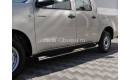 Пороги из нержавеющей стали TT002 DRAGOS "ARP" на Toyota Hilux с 2015г. выпуска