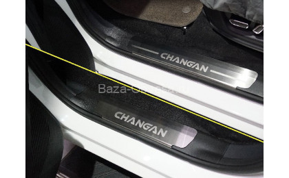 Накладки на пороги CHANHUNPL23-02 для Changan Hunter Plus