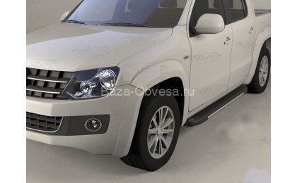 Пороги алюминиевые VWAM.52.1016 "Can Otomotiv" на Volkswagen Amarok