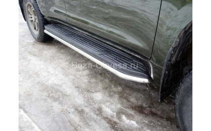 Защита порогов TOYLC15013-08 "TCC" на Toyota Prado 150 с 2013г. выпуска